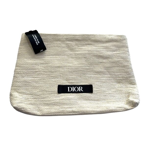 Dior x Reform Clutch Im 60 Plastic Bag in Cream - Picture 1 of 6
